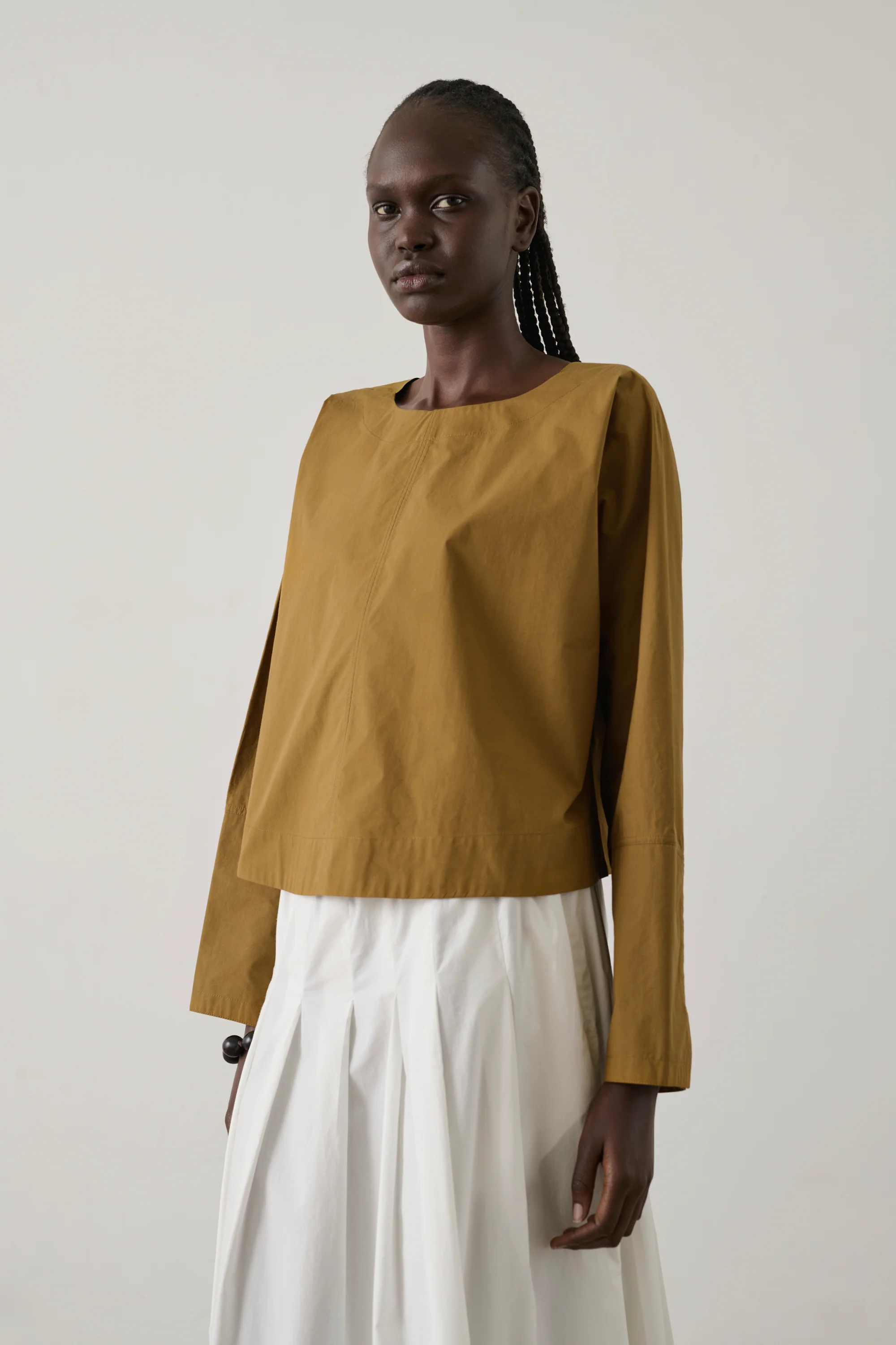 BROWN ARMAND BLOUSE - Image 4