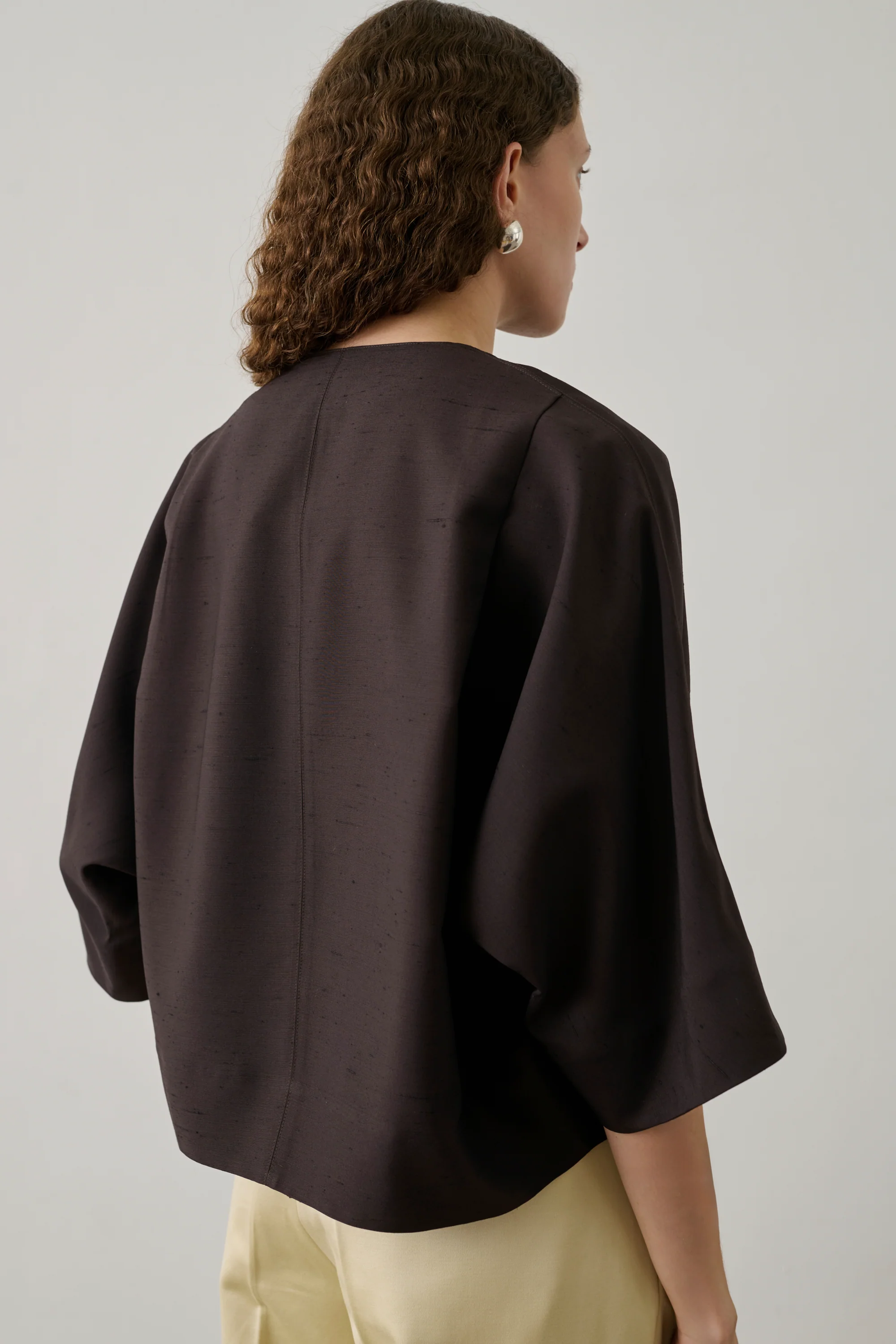BROWN ILONA BLOUSE - Image 4
