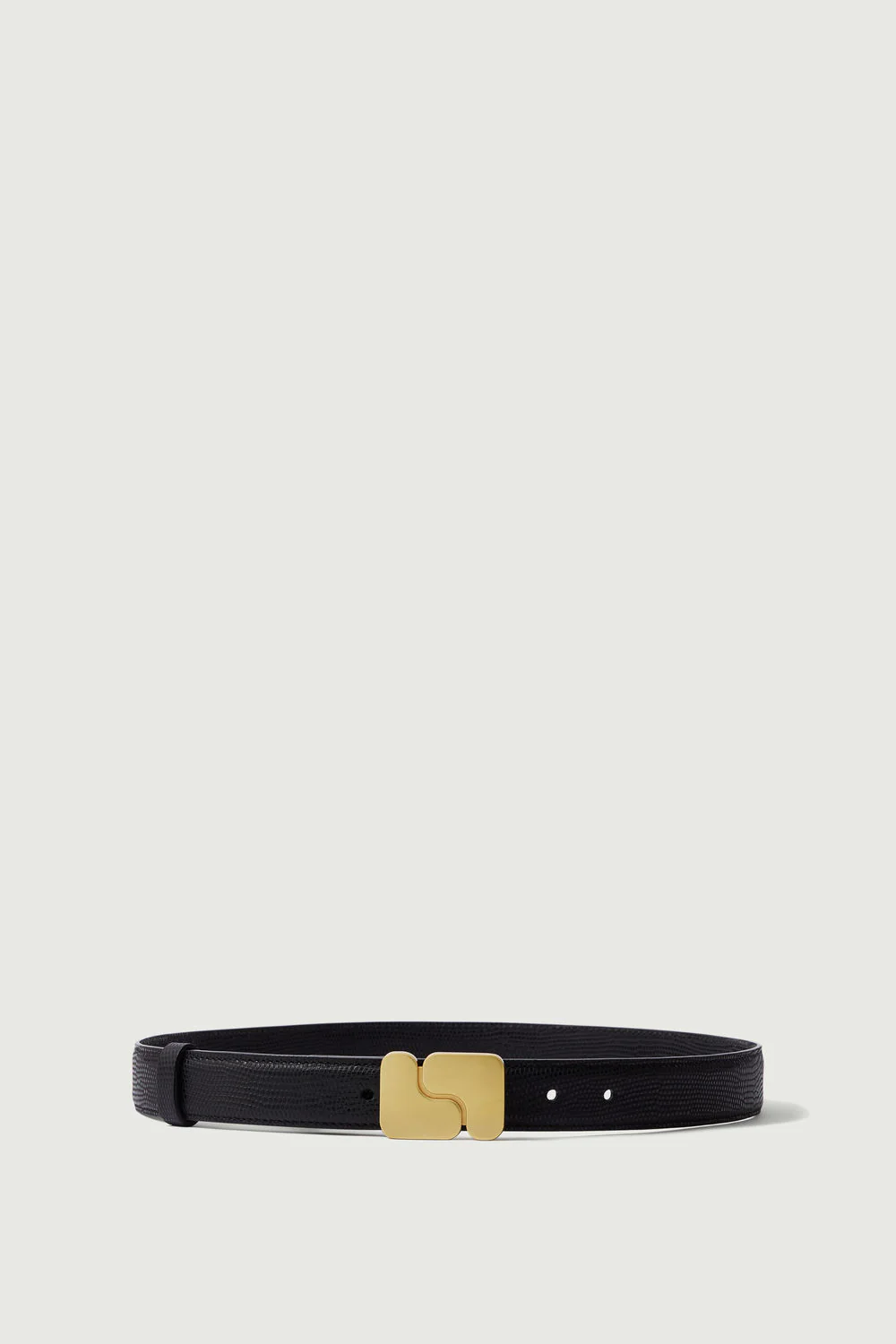 BLACK NINON BELT CAVIAR