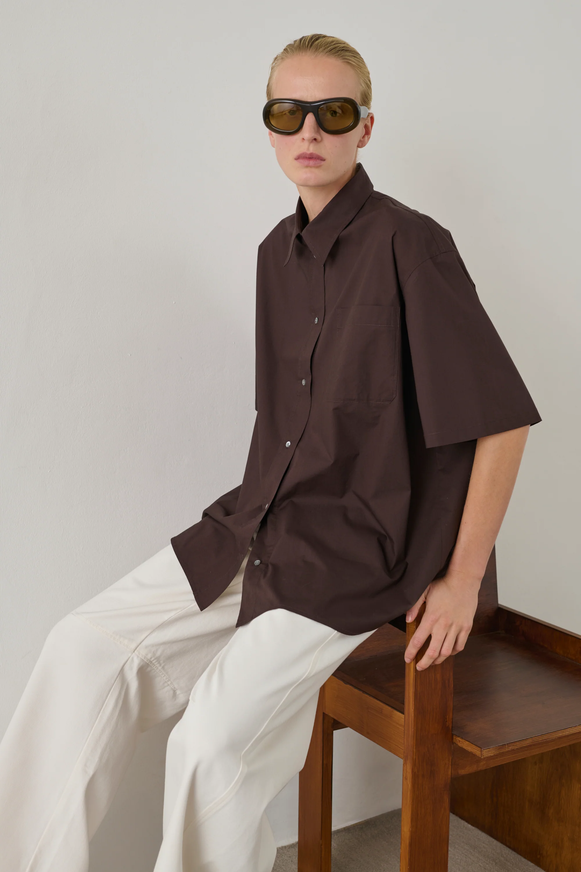 BROWN BOBBIE SHIRT - Image 3