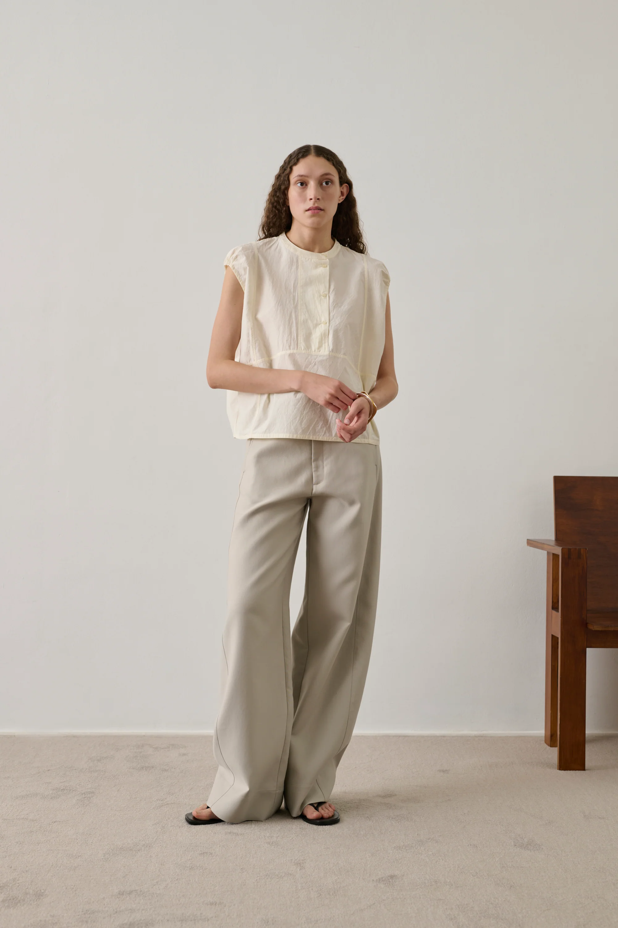 OFF-WHITE DANUBE BLOUSE - Image 3