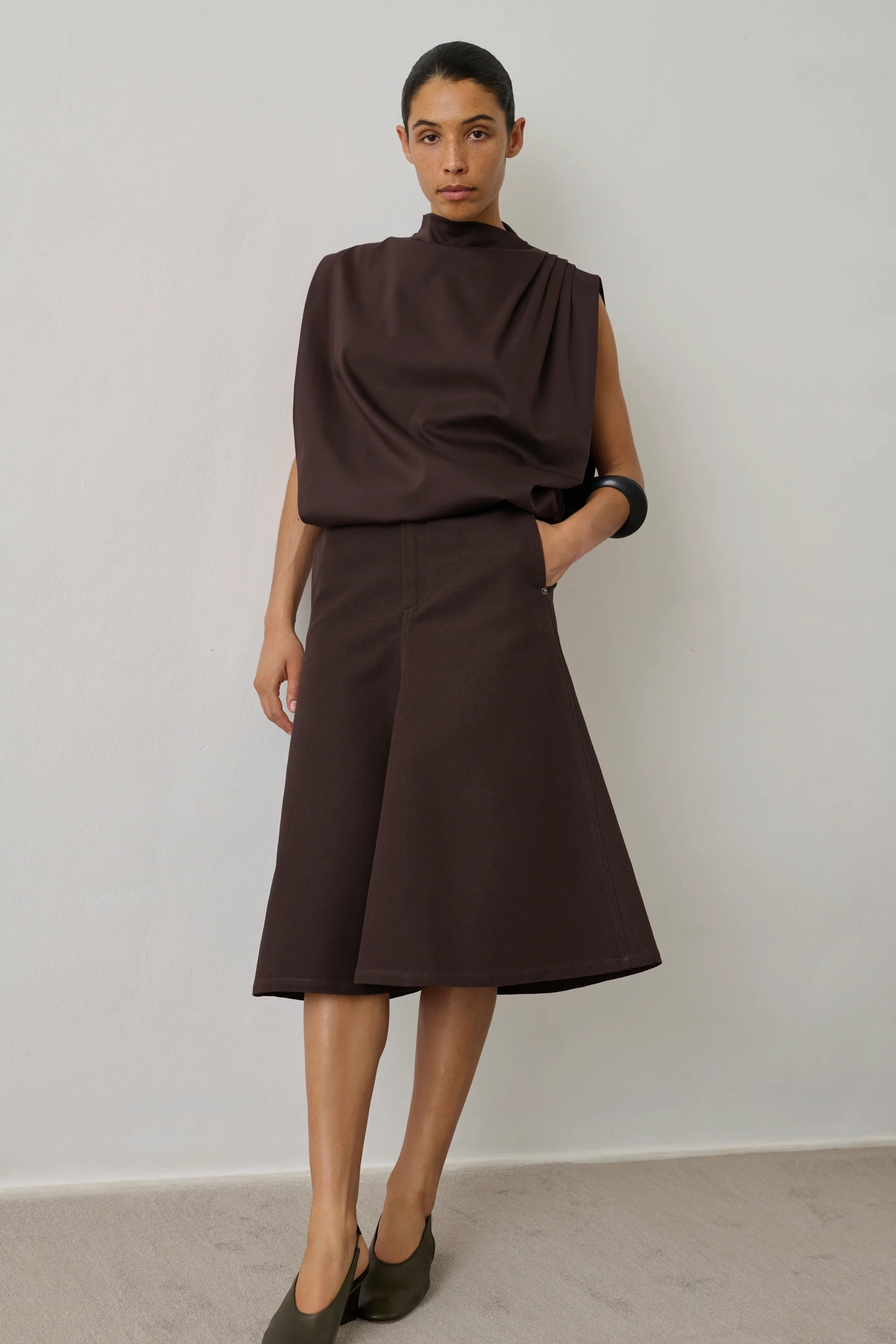 BROWN HOPE SKIRT - Image 3