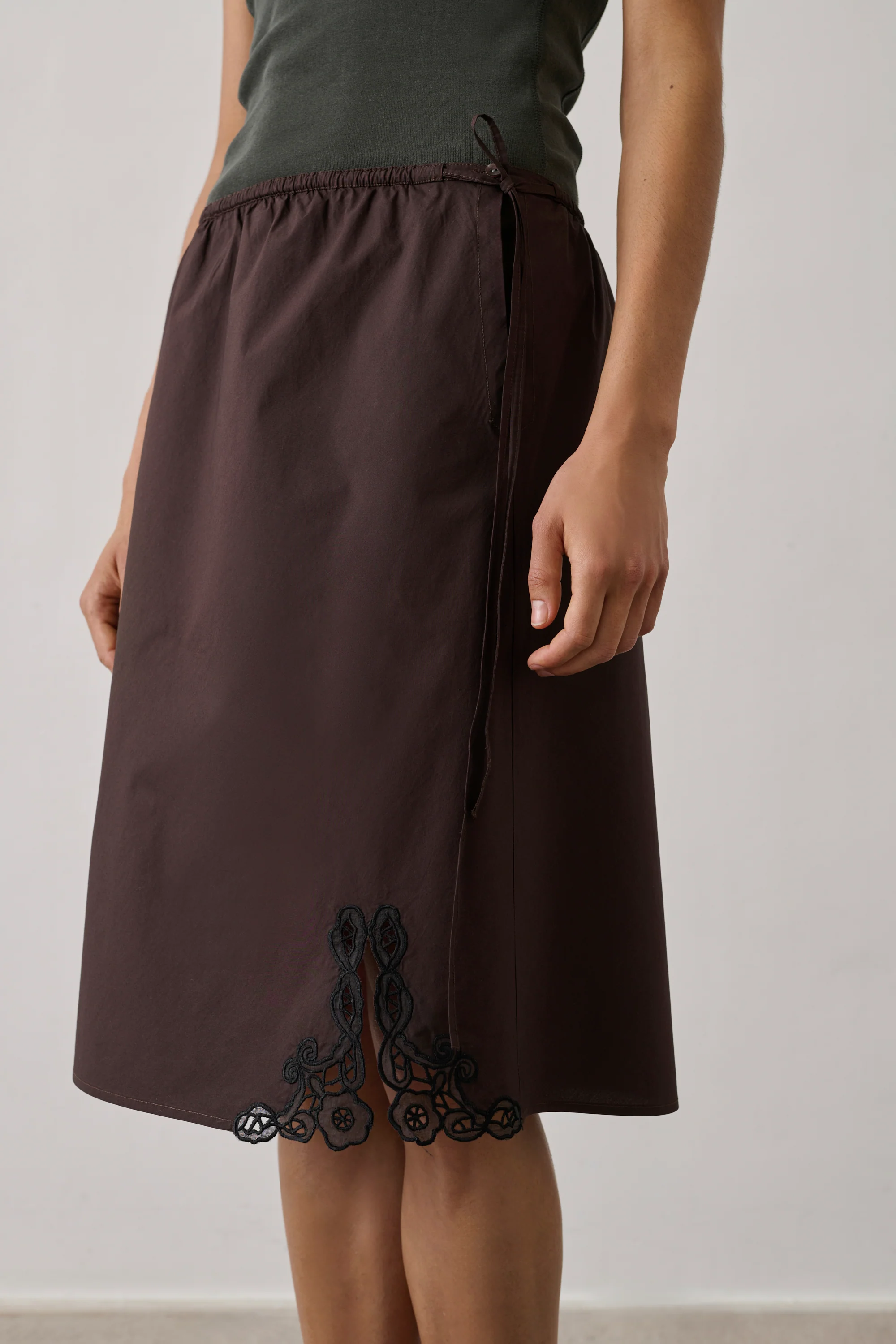 BROWN HOUNA SKIRT - Image 3