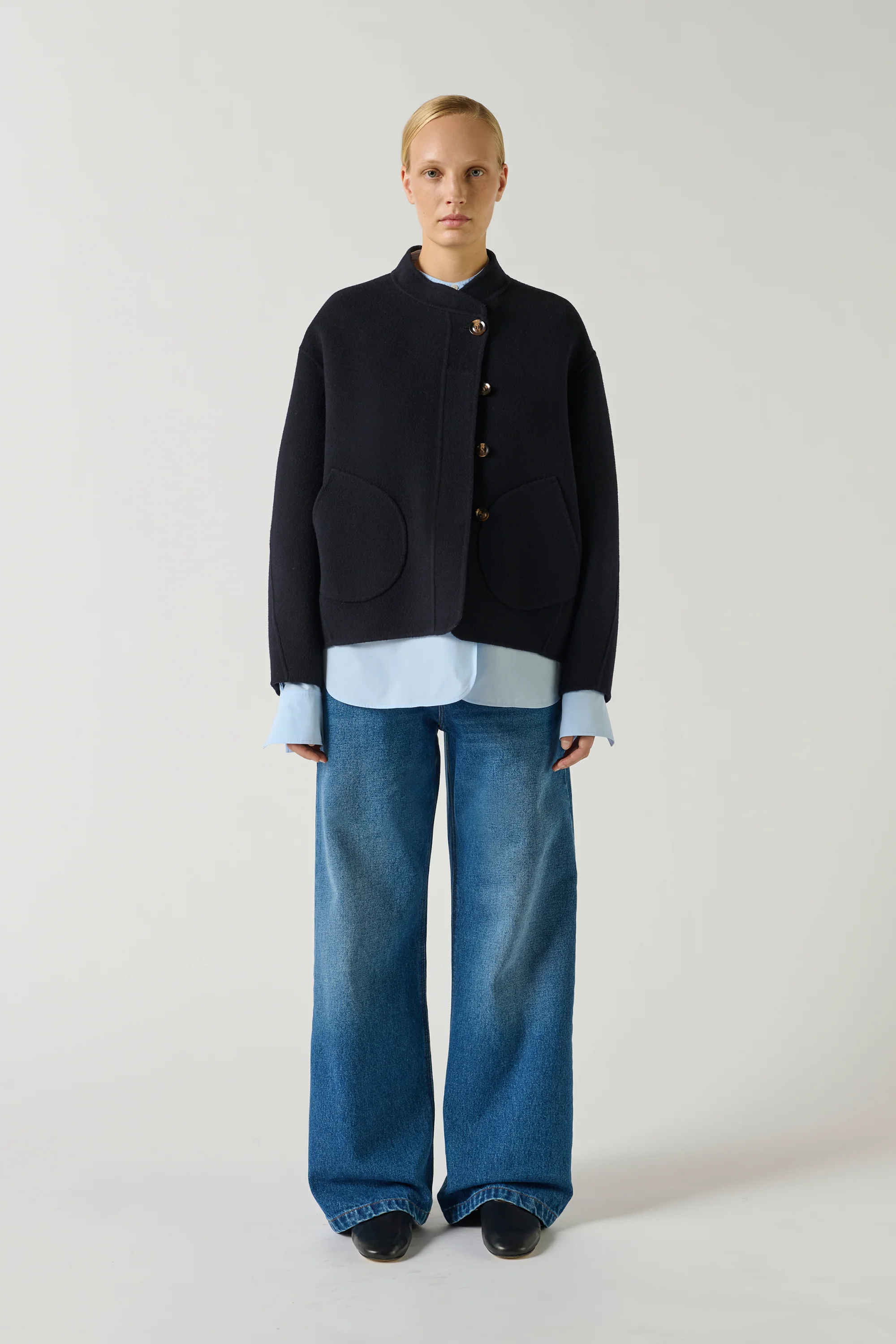 NAVY WINDSOR COAT - Image 2