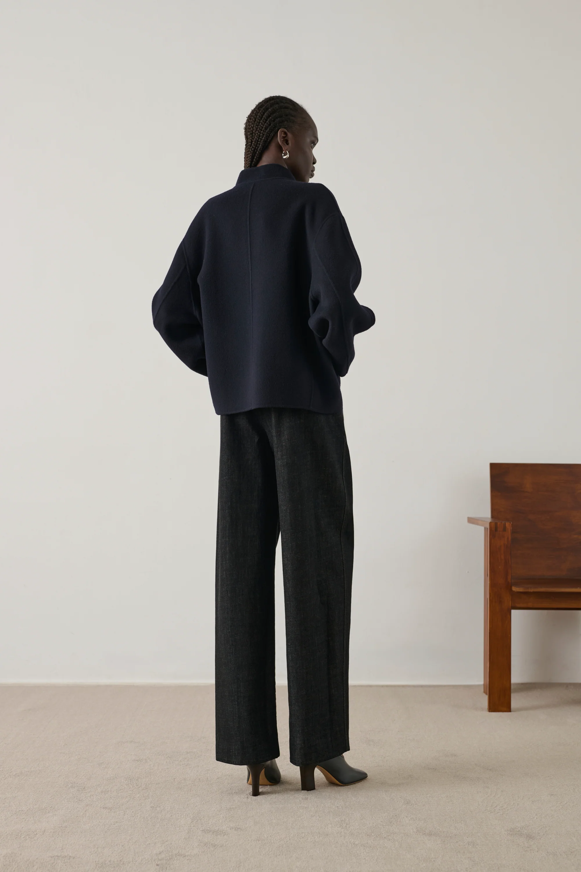 NAVY WINDSOR COAT - Image 6