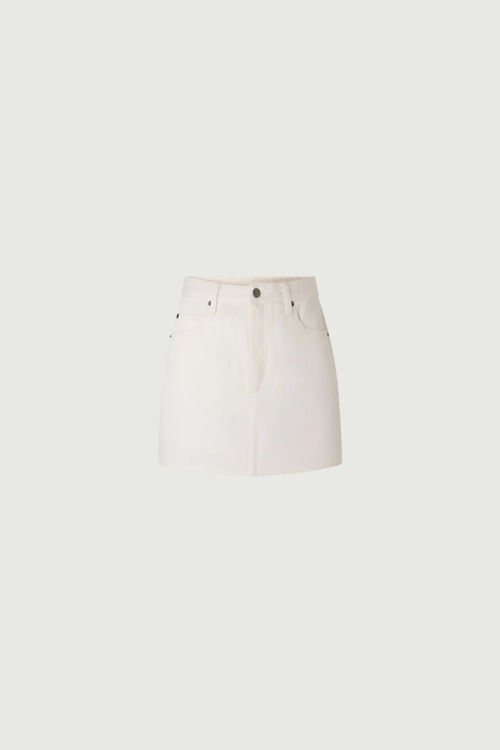 WHITE IVY MINI SKIRT - Image 5