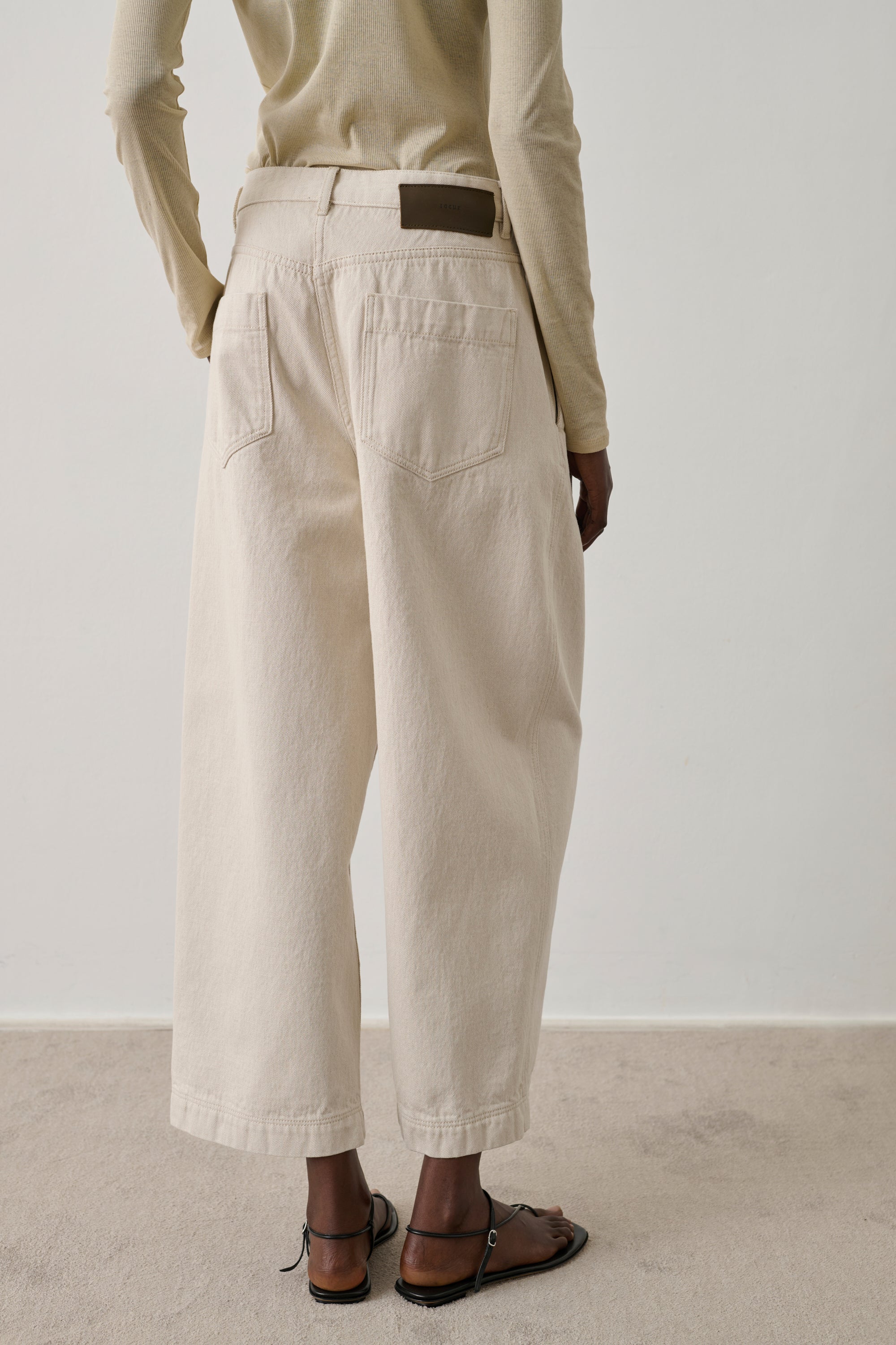 WHITE CLOVIS TROUSERS - Image 4