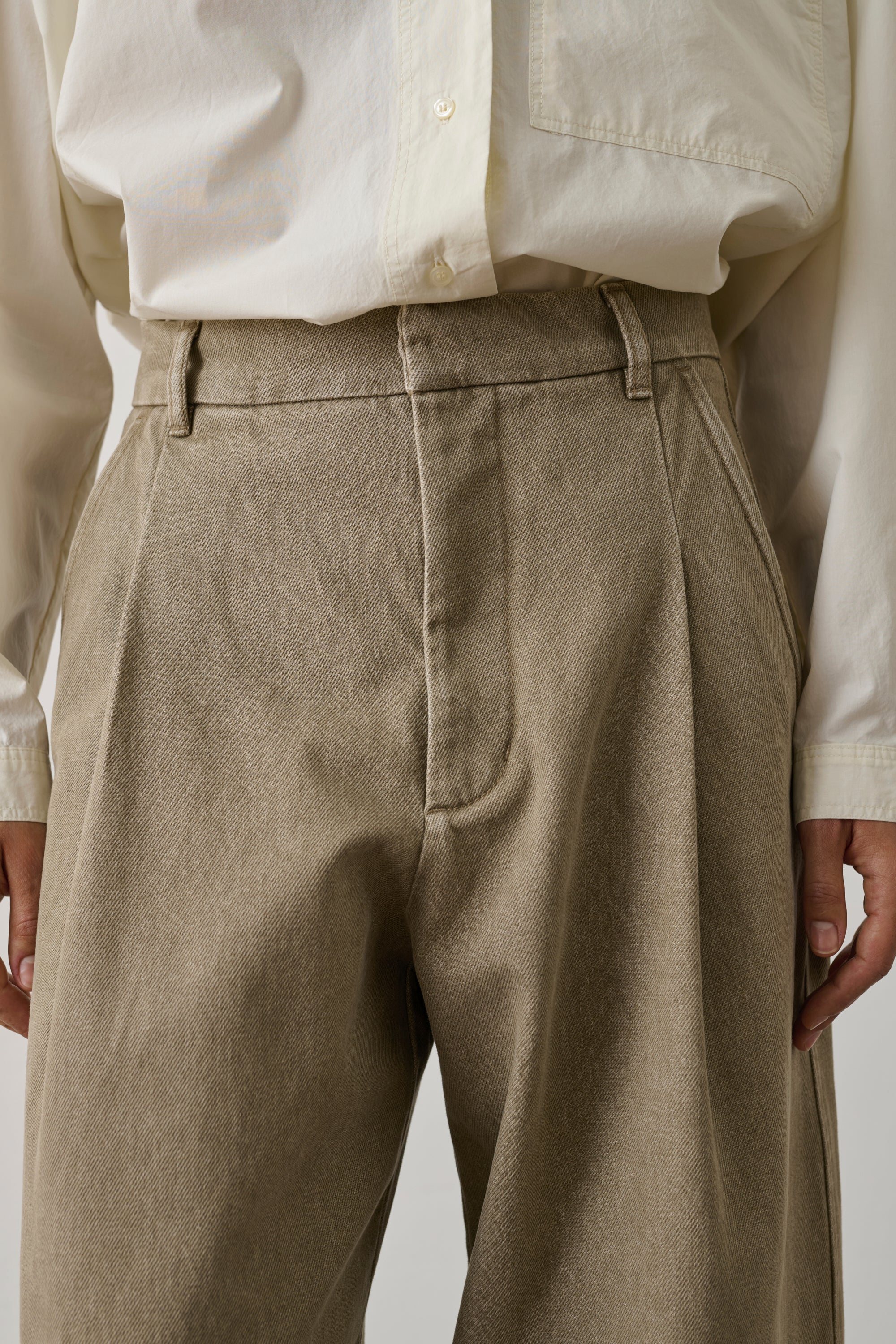 BEIGE DEVY TROUSERS - Image 4