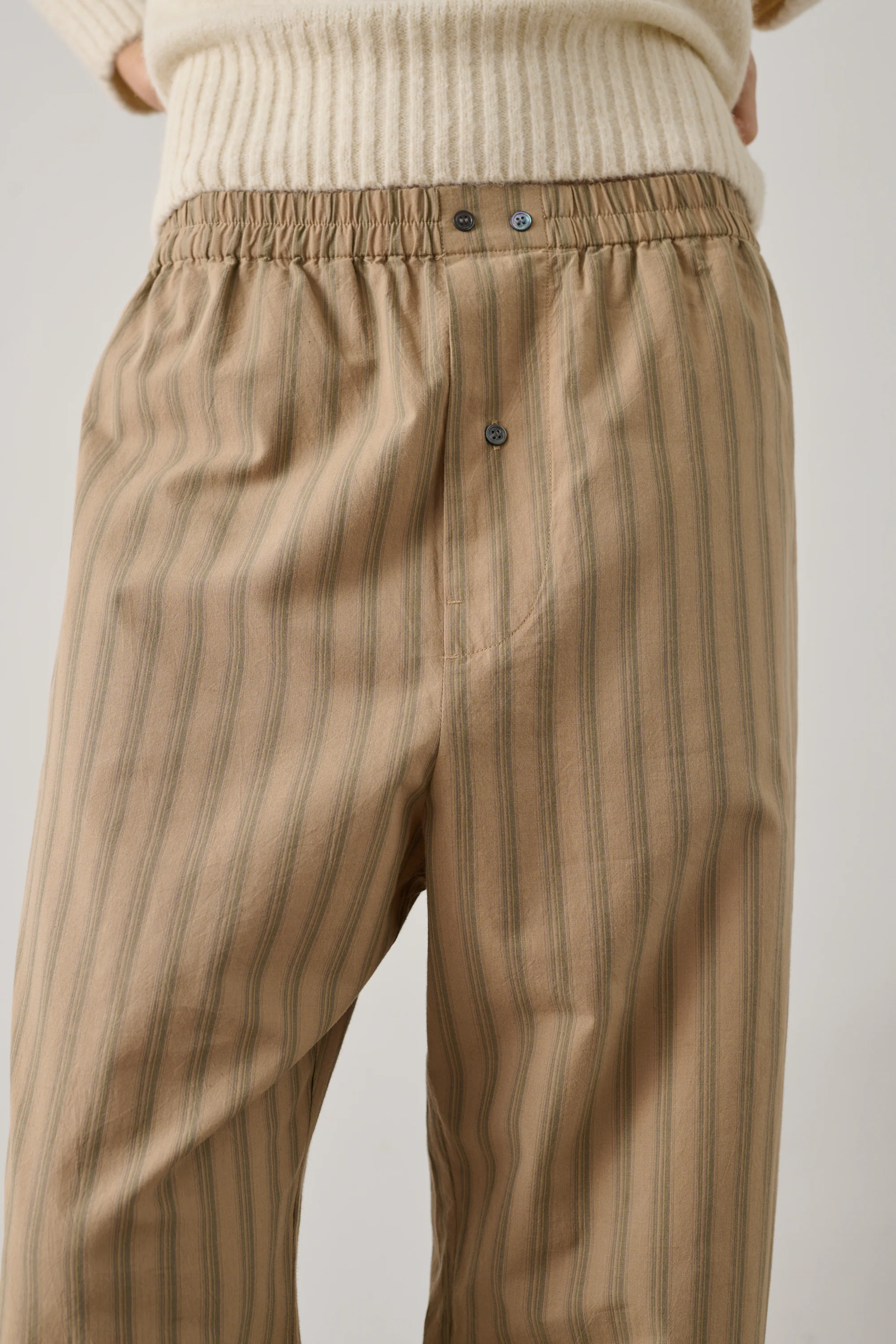 BEIGE HARLAN TROUSERS - Image 5