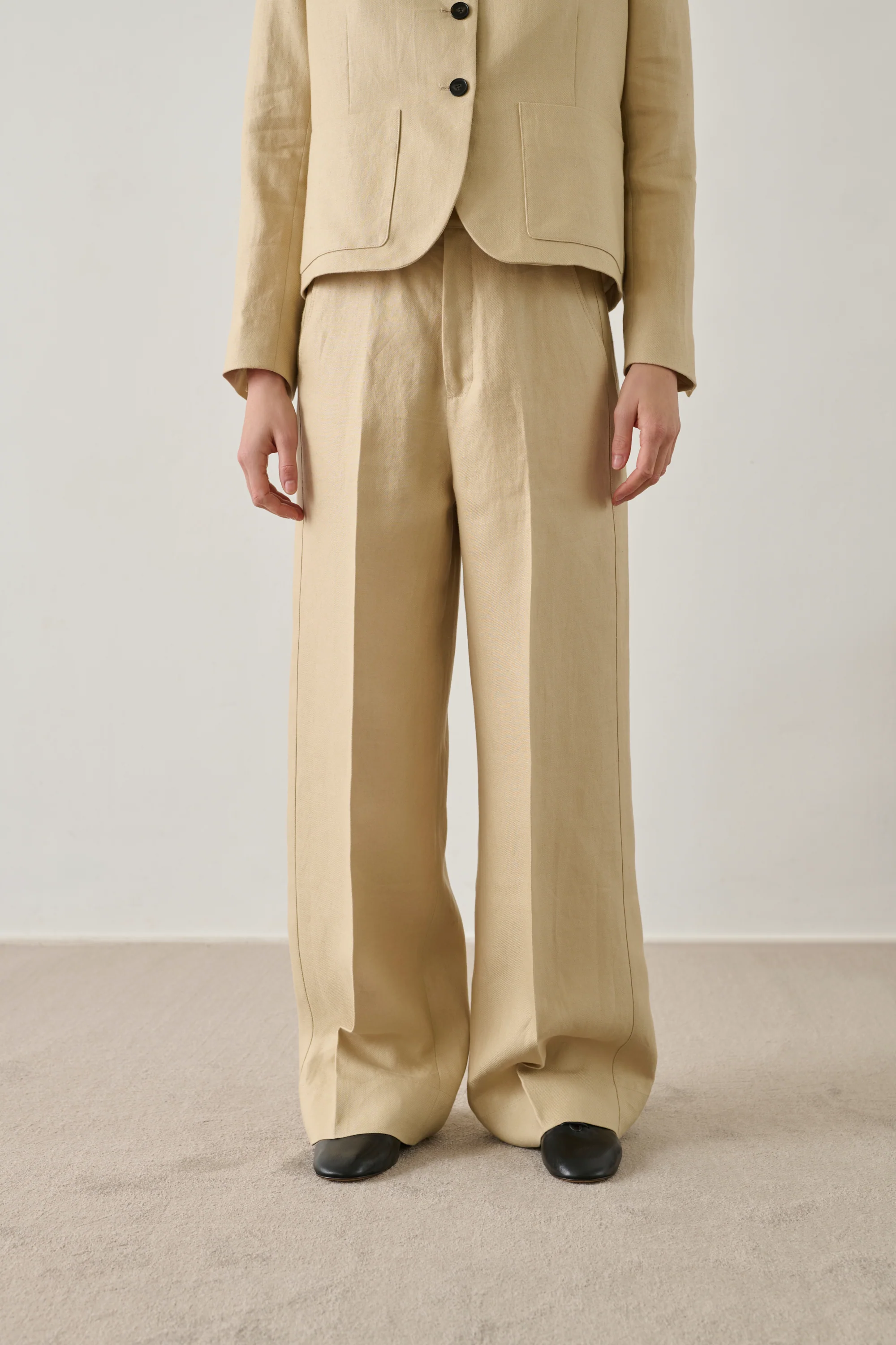BEIGE HIPPOLYTE TROUSERS - Image 3