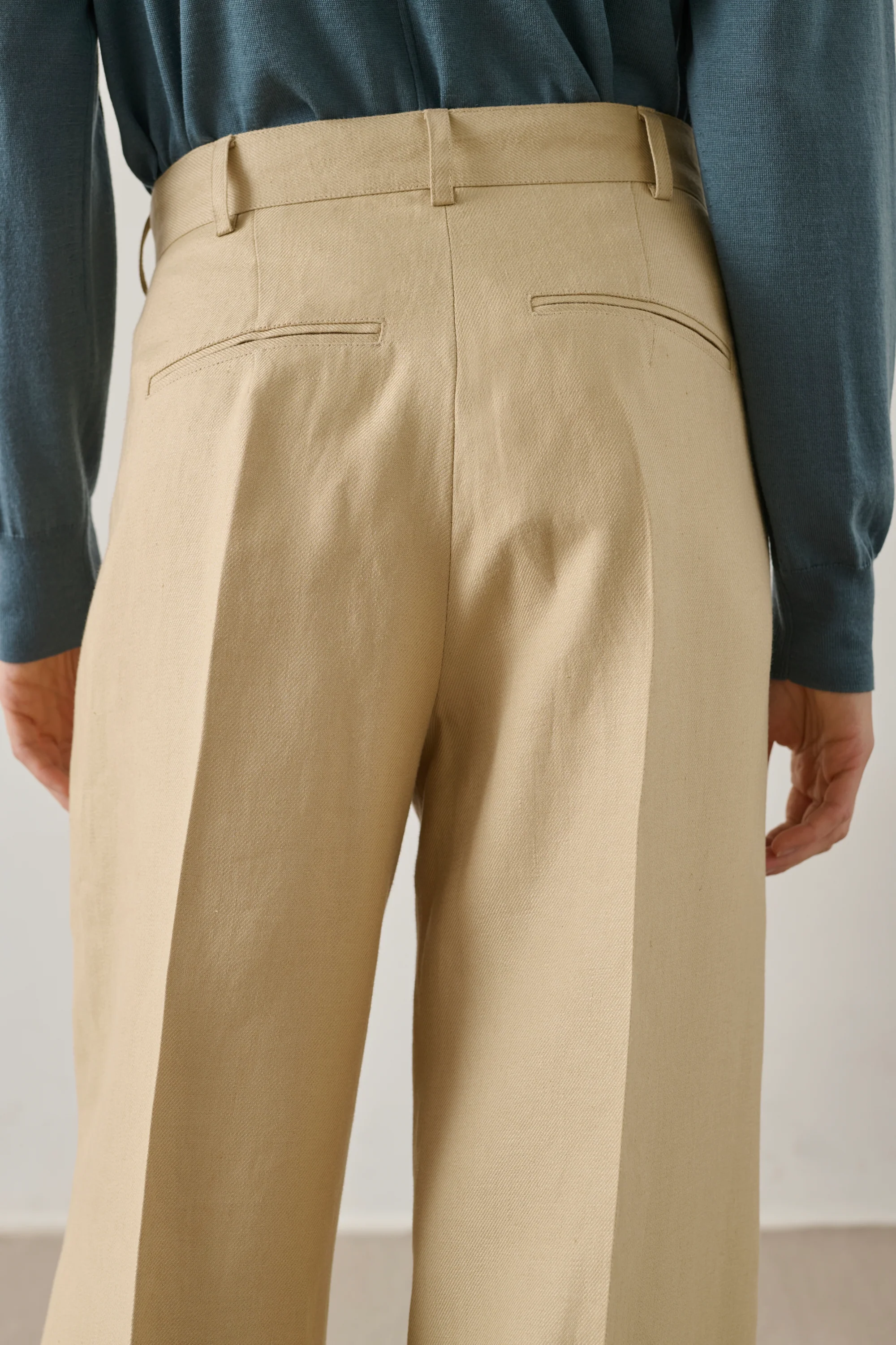 BEIGE HIPPOLYTE TROUSERS - Image 5
