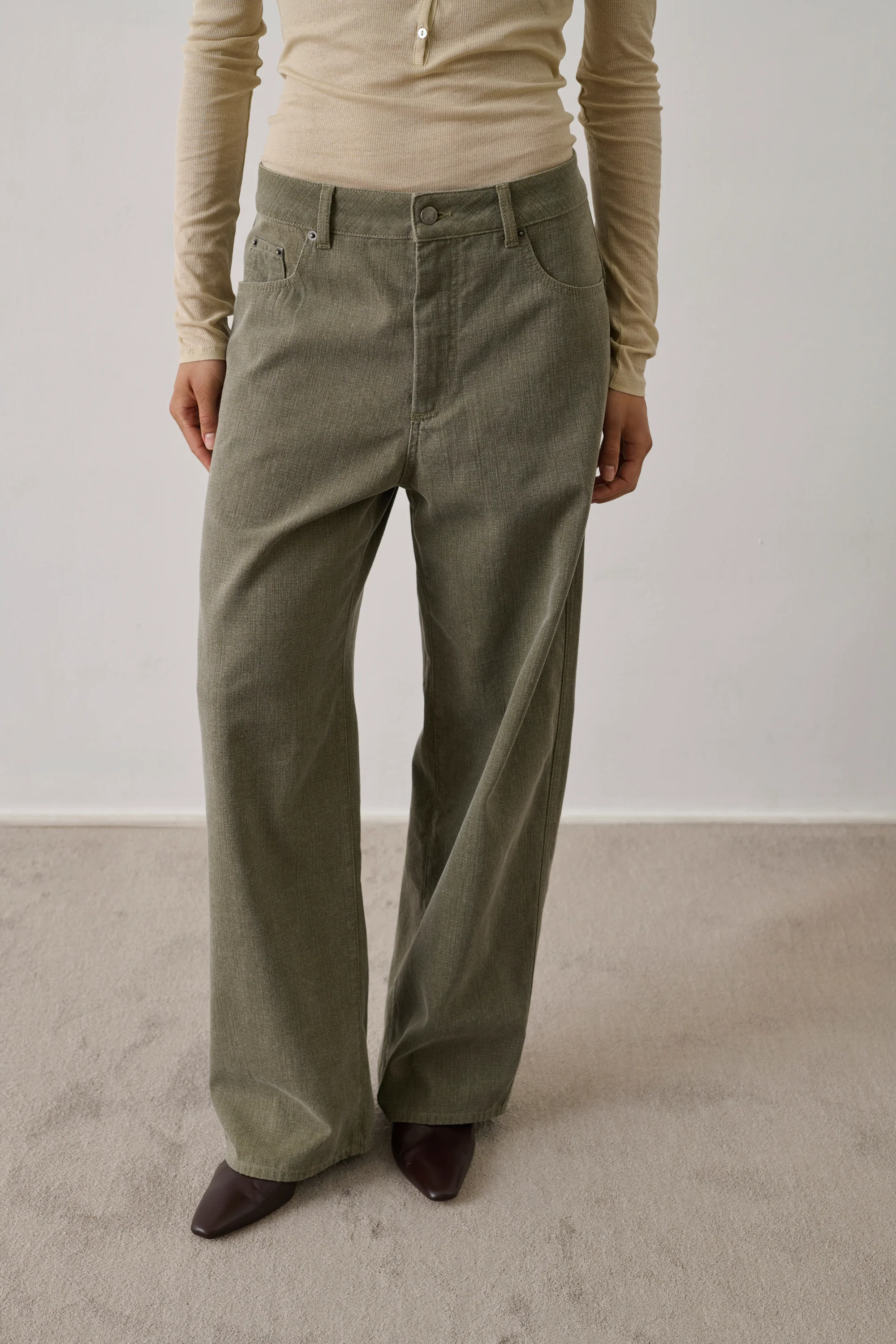 KHAKI HUNTER TROUSERS - Image 3