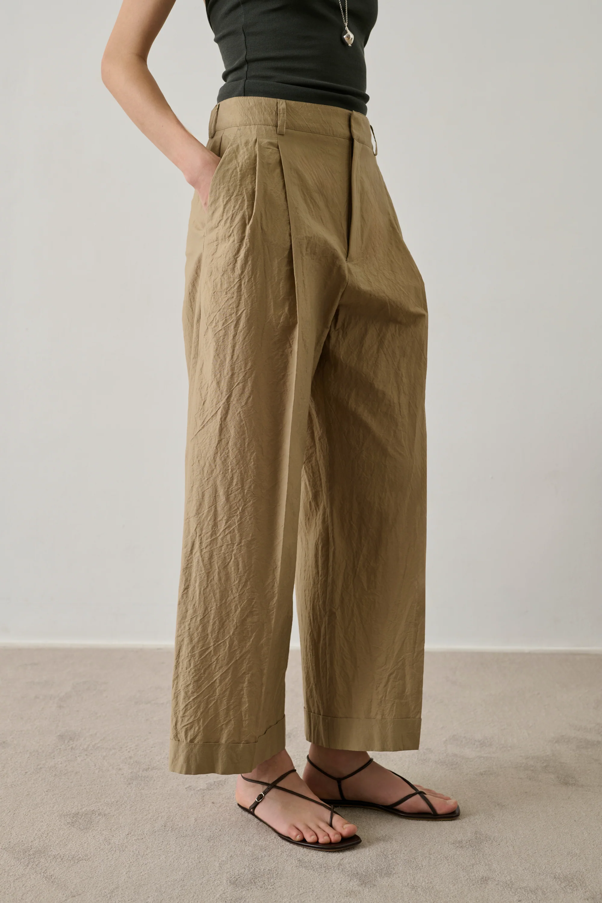 BEIGE WATSON TROUSERS - Image 3