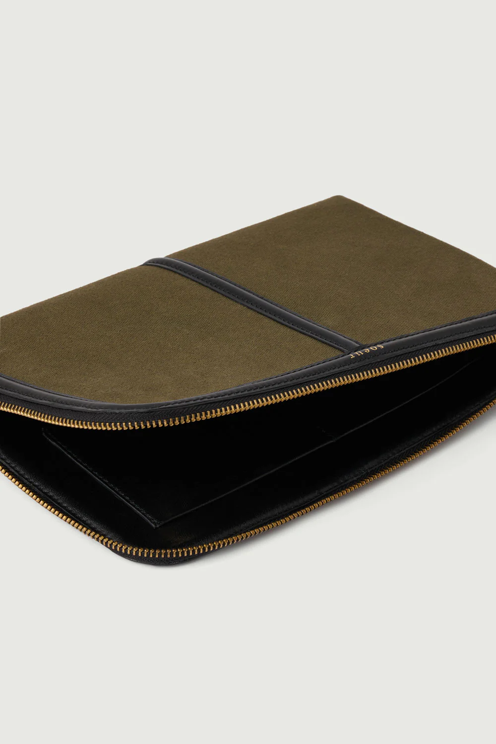 KHAKI DOCES CLUTCH - Image 5
