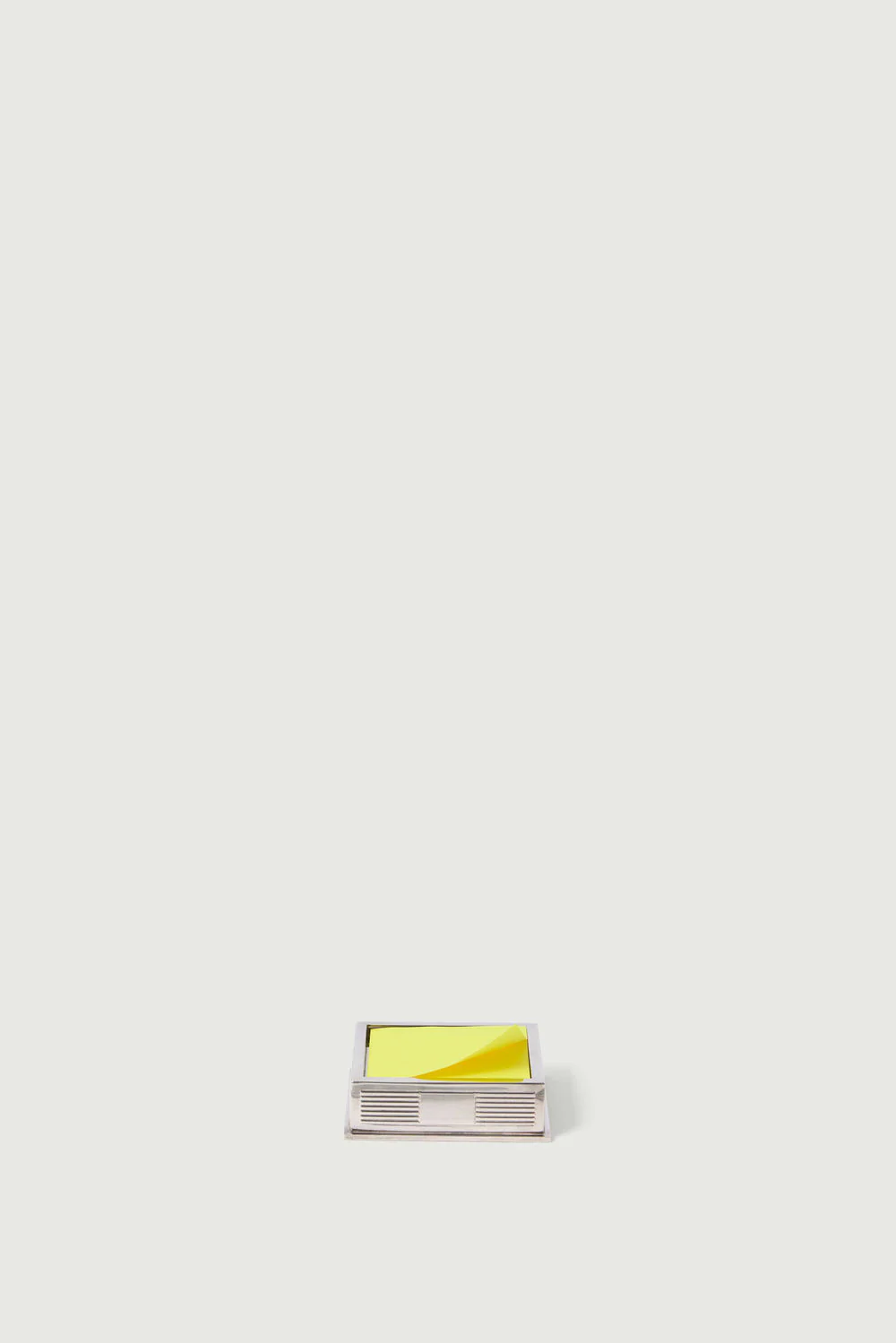 SILVER PLATED STICKY NOTE HOLDER