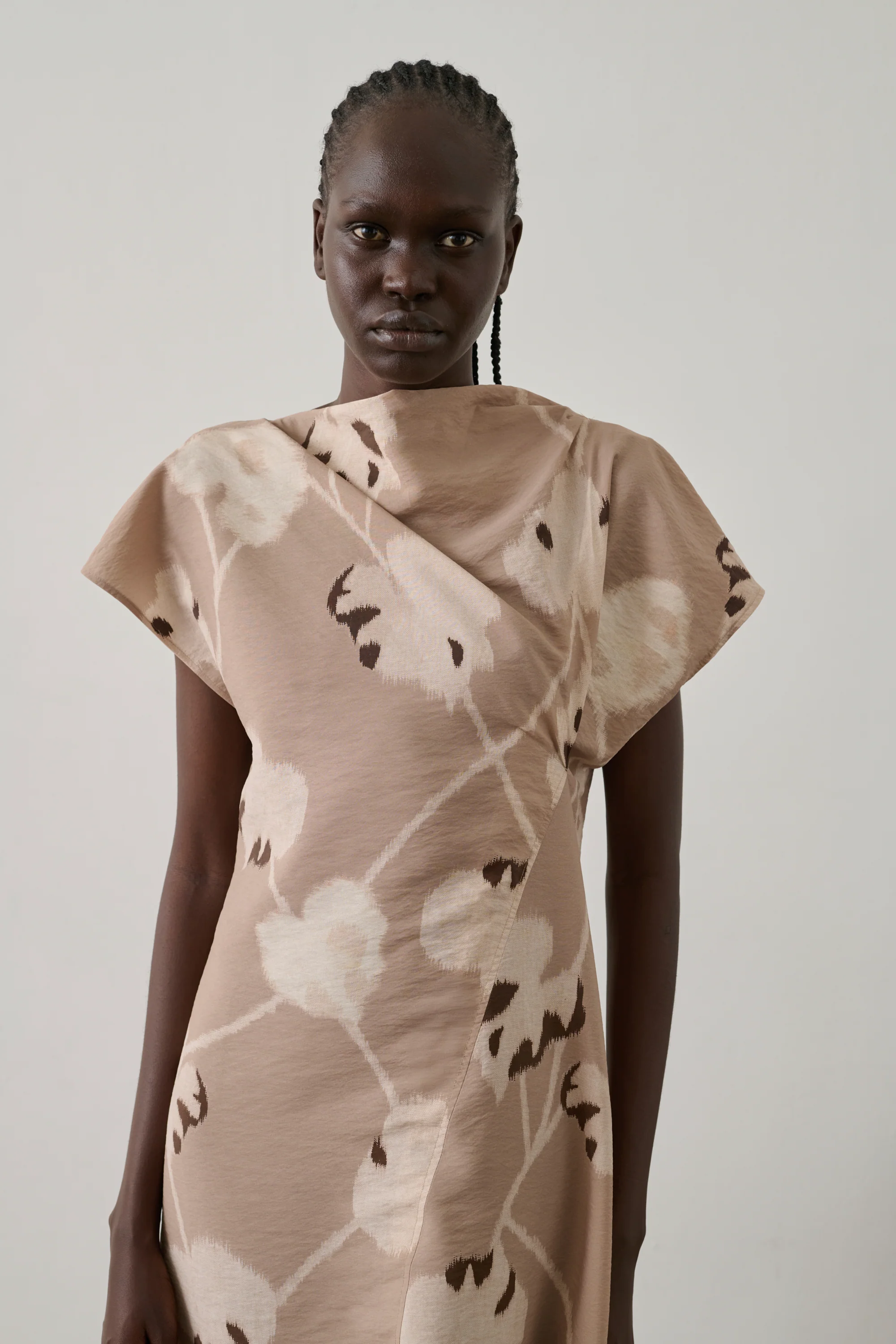 BEIGE FELICIE DRESS - Image 3