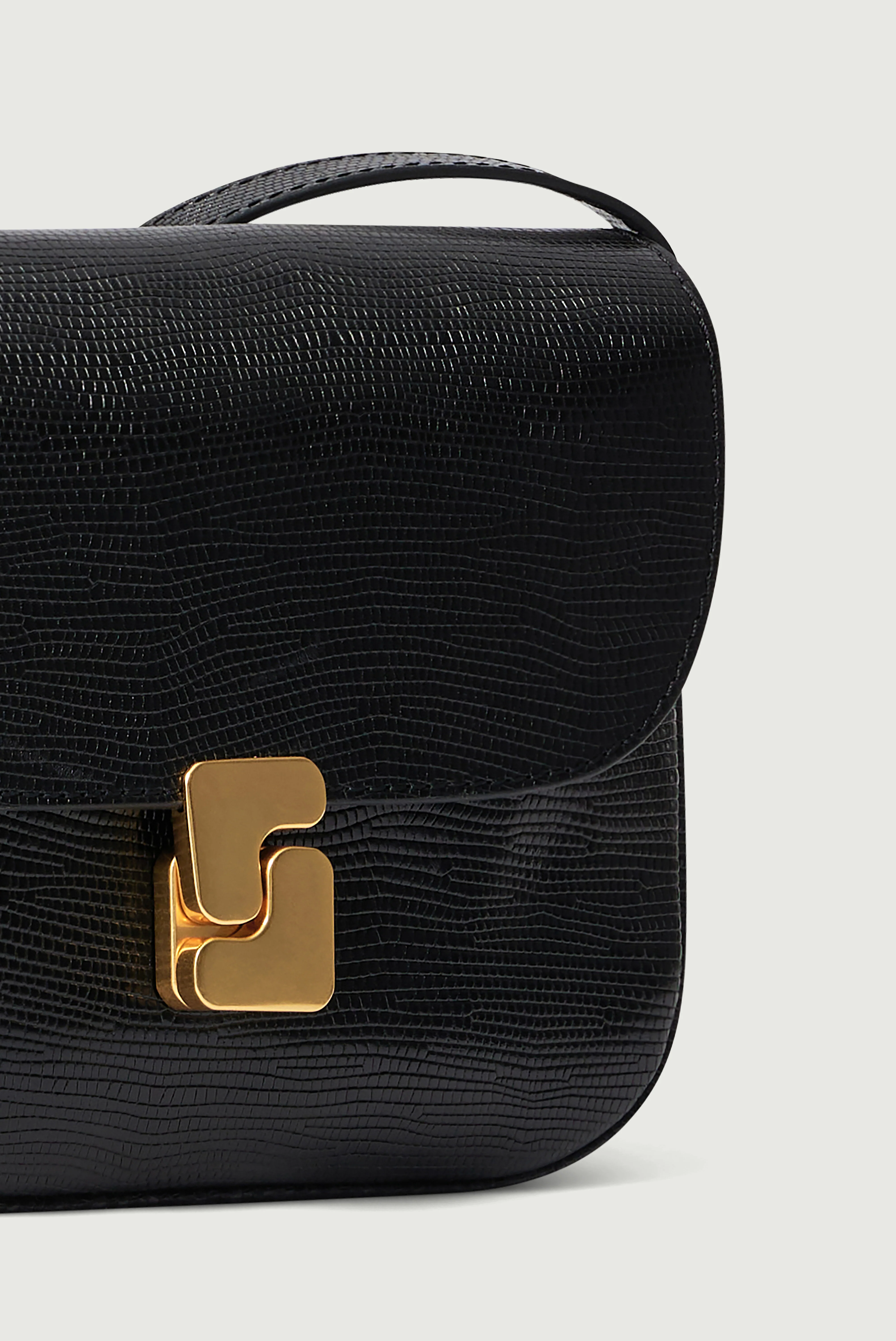 BLACK BELLISSIMA MINI BAG LIZARD - Image 3