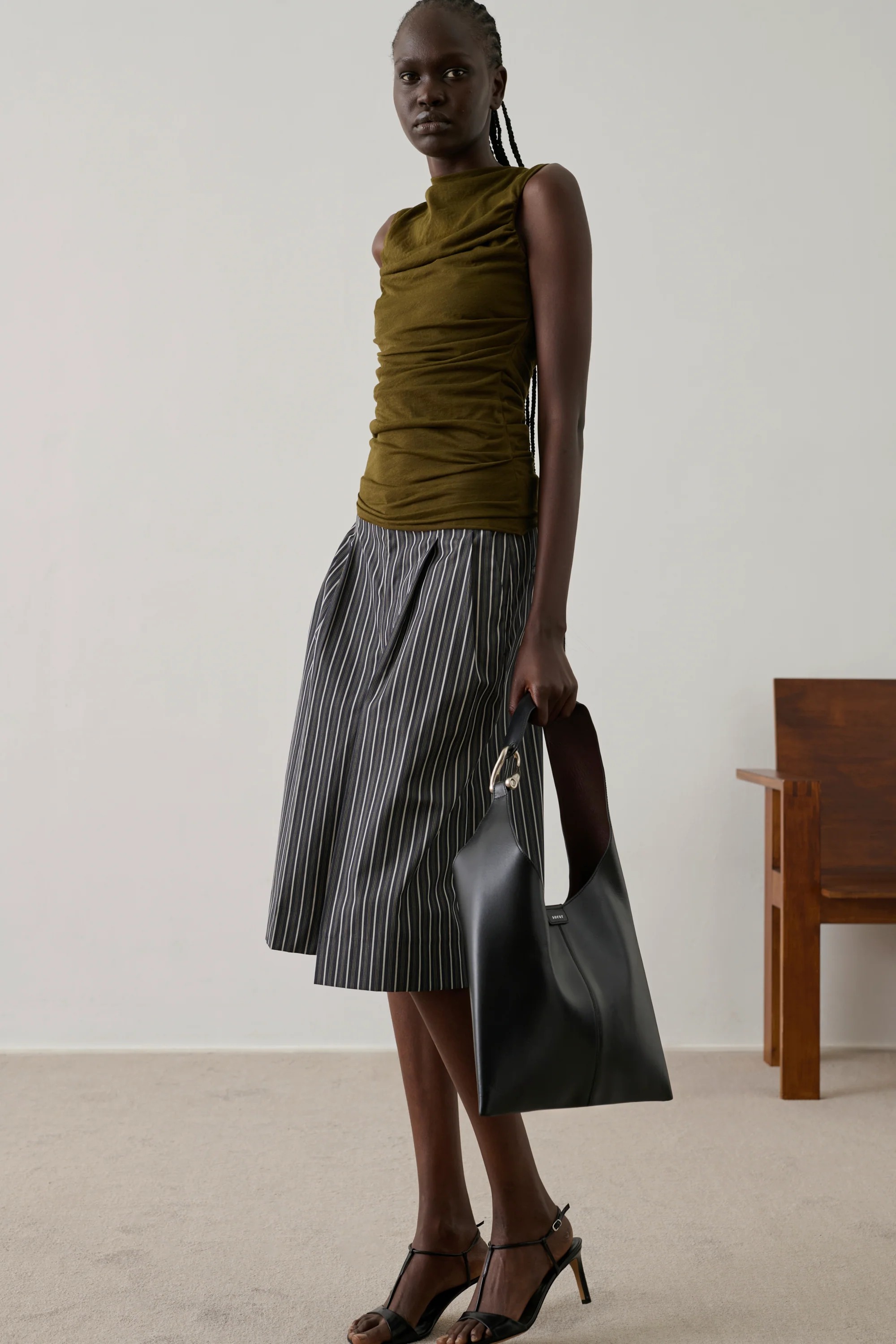 BLACK CECILIE SANDALS - Image 3