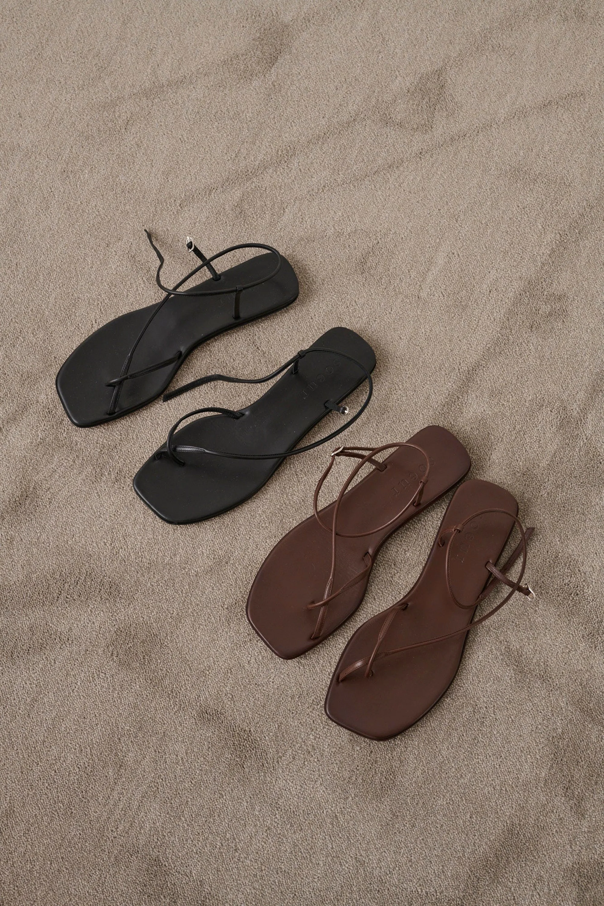 BROWN ROSALIE SANDALS - Image 5