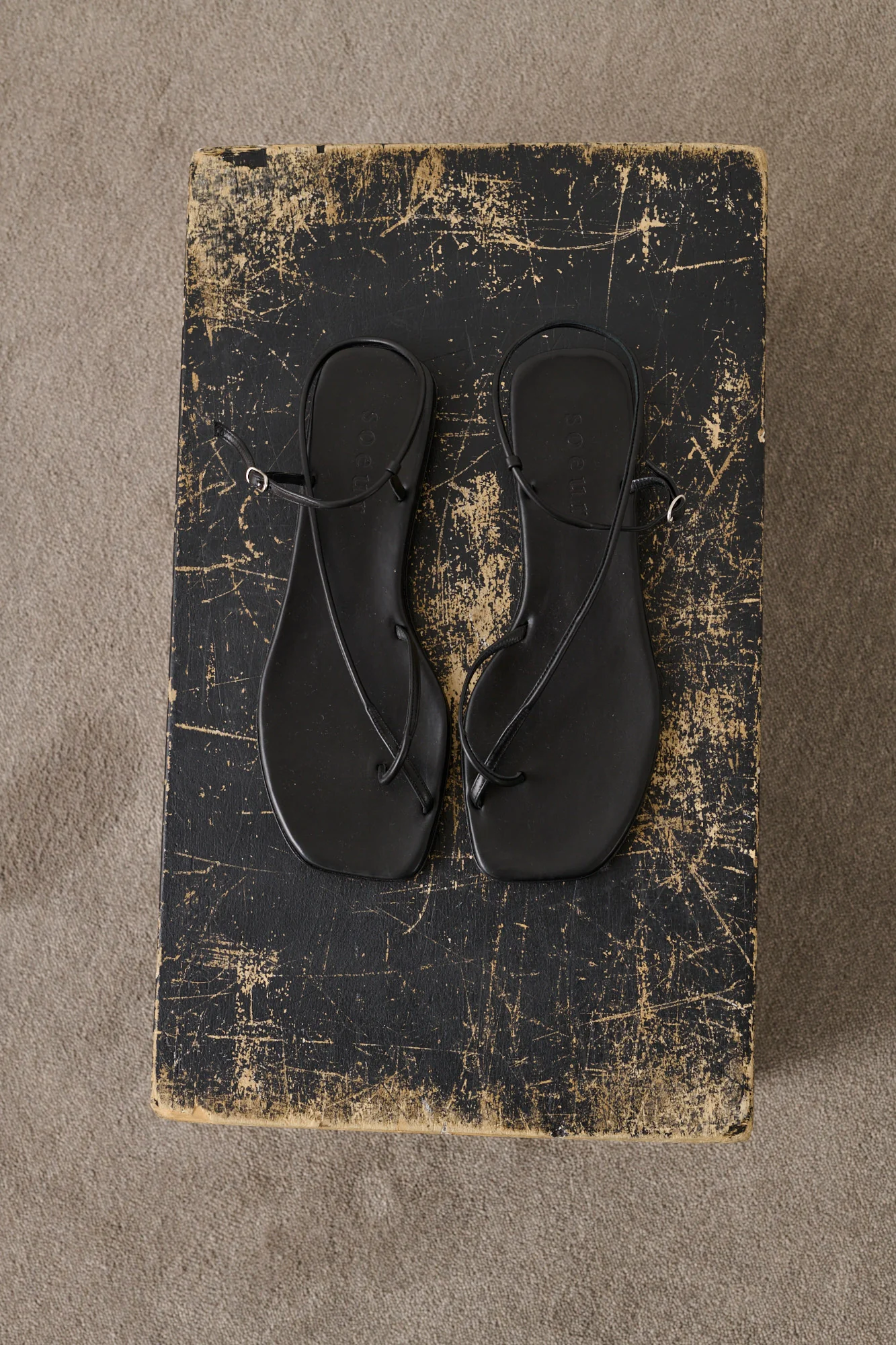 BLACK ROSALIE SANDALS - Image 5