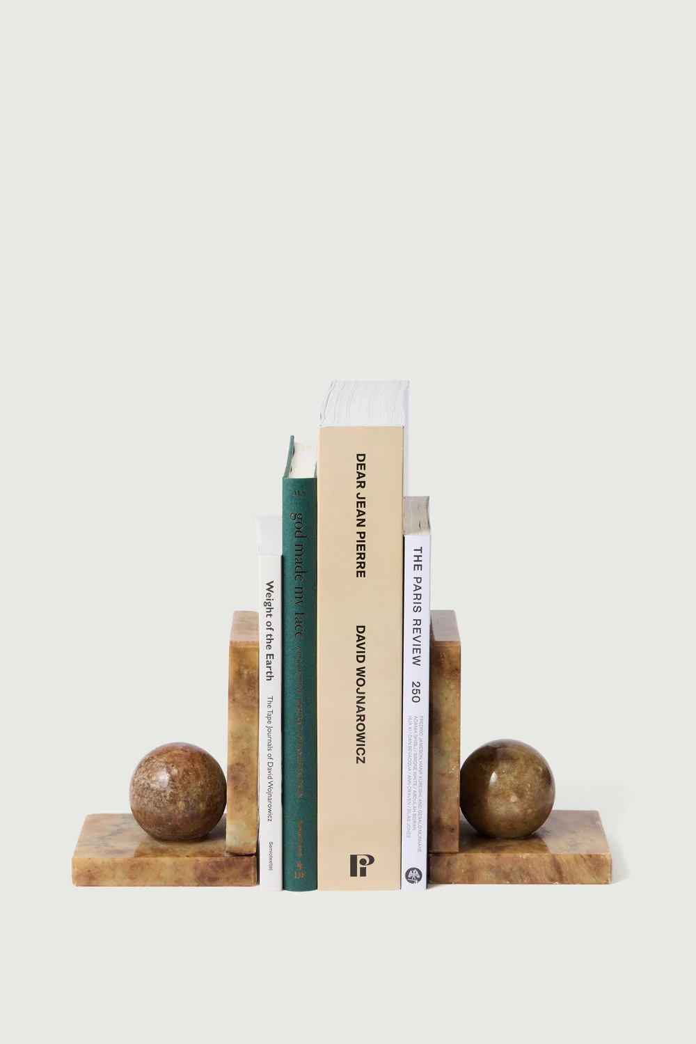 ALABASTER BOOKENDS