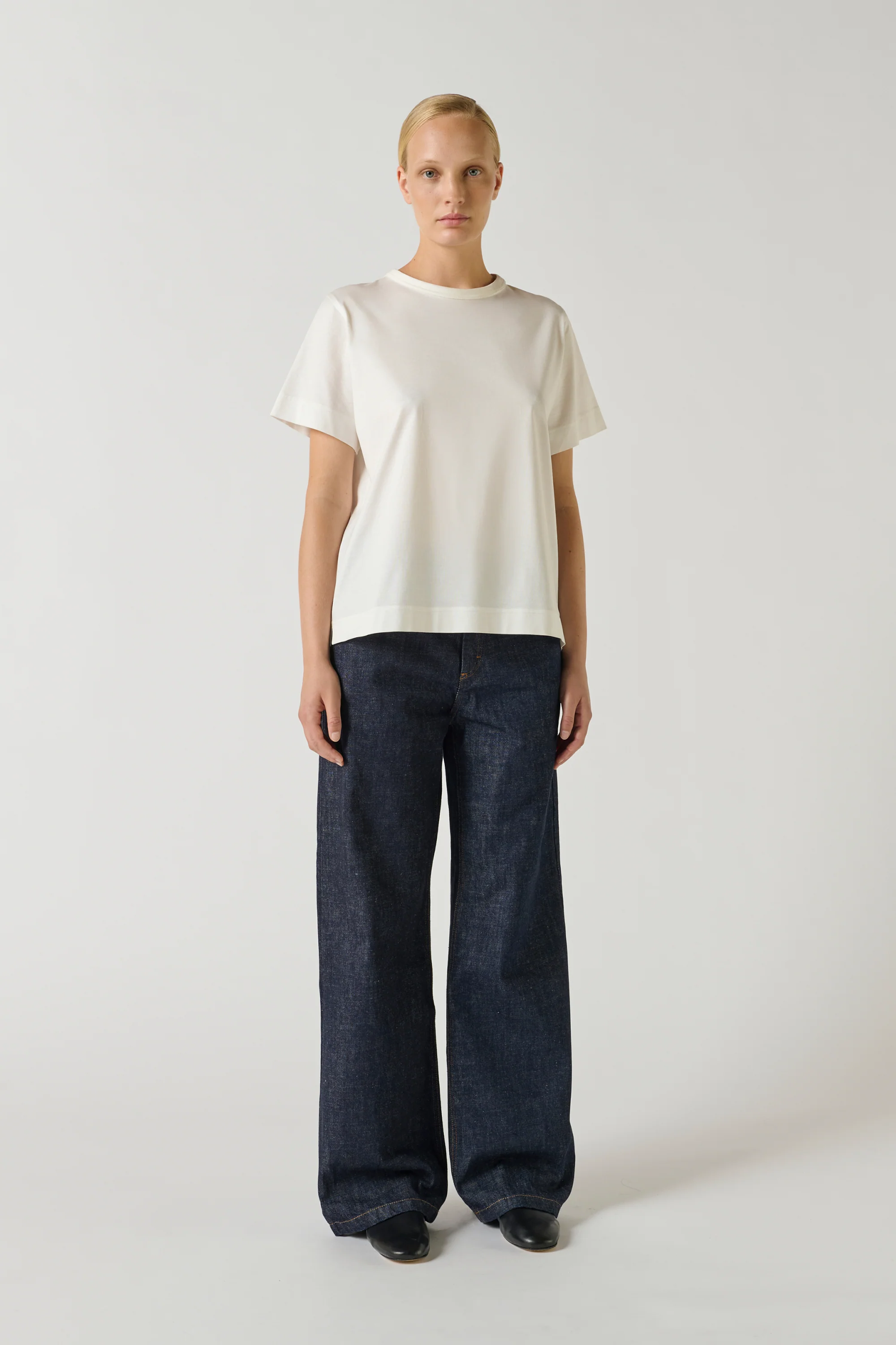BASIC WHITE TEE-SHIRT - Image 2