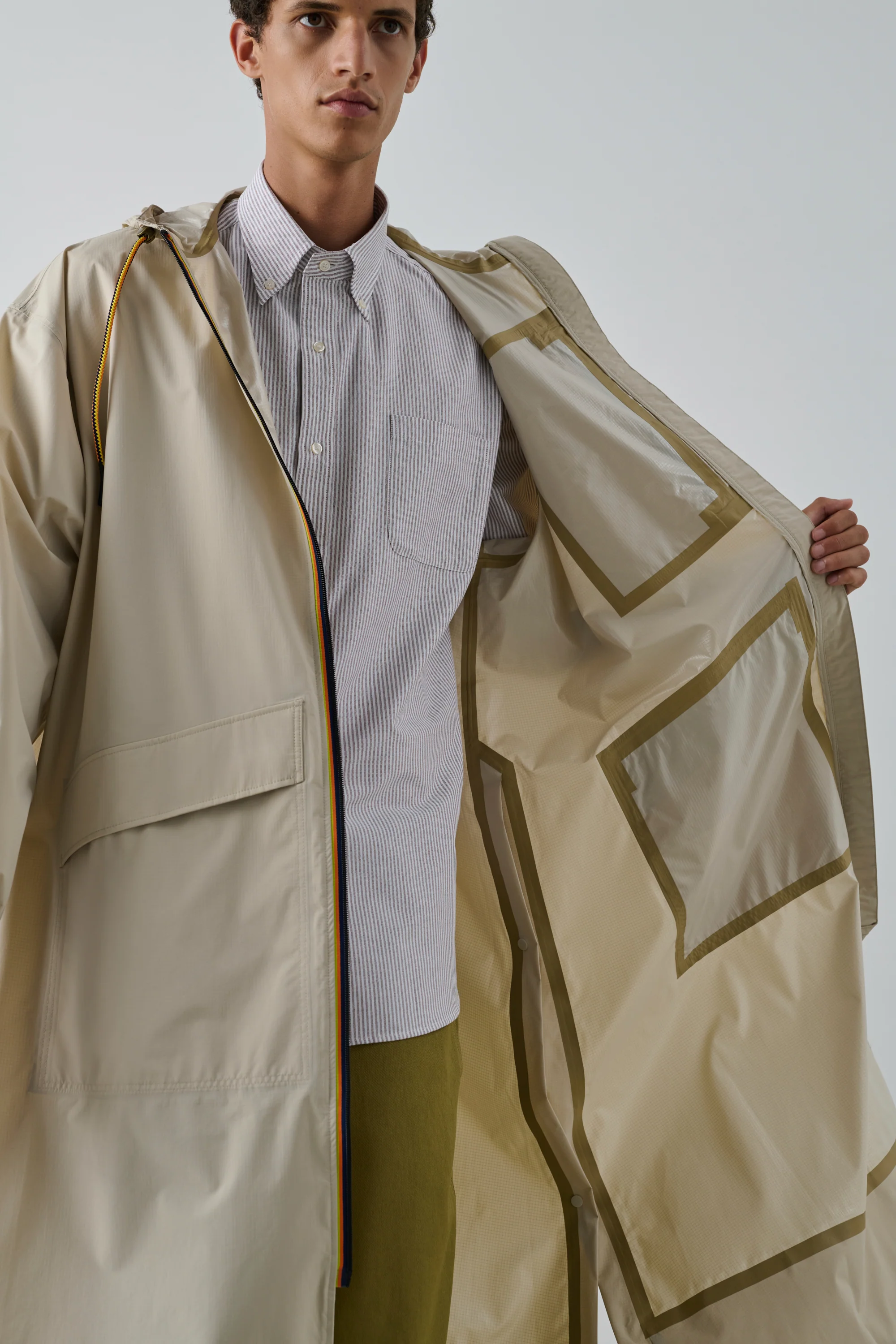BEIGE PRADEL TRENCH COAT - Image 3